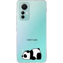 Manitoba Xiaomi Mi 12 Lite Uyumlu Baskılı Yumuşak Silikon Şeffaf Telefon Kılıfı