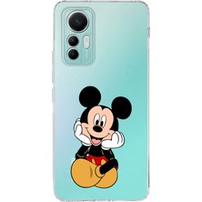 Manitoba Xiaomi Mi 12 Lite Uyumlu Baskılı Yumuşak Silikon Şeffaf Telefon Kılıfı