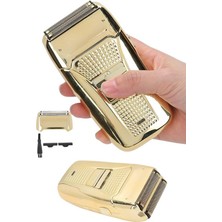 OEM Sakal Kesme Tıraş Makinesi Paslanmaz Çelik Gold Şarjlı - ME0028-5XADW9