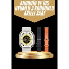 OEM Yeni Nesil 3 Kordonlu Kol Saati 49 mm Amoled Ekran Akıllı Saat - ME0028-5XDAC9
