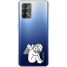 Manitoba Oppo A74 Uyumlu Baskılı Yumuşak Silikon Şeffaf Telefon Kılıfı