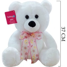 NW NessiWorld 1178B Selay, Oturan Ayı 37 cm Beyaz