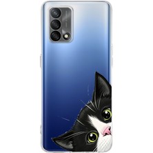 Manitoba Oppo A74 Uyumlu Baskılı Yumuşak Silikon Şeffaf Telefon Kılıfı