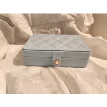 Meya Design Kapitone Desenli  Takı & Mücevher Kutusu – Şık ve Kullanışlı (16 × 11 Cm)