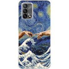 Manitoba Oppo A74 Uyumlu Baskılı Yumuşak Silikon Şeffaf Telefon Kılıfı