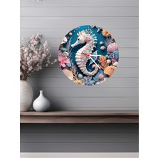 Altınuç Art Design 3D Görünümlü Ahşap Duvar Saati V7 24X24 cm