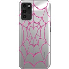 Manitoba Oppo A16 / A55 Uyumlu Baskılı Yumuşak Silikon Şeffaf Telefon Kılıfı