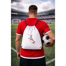 Gazelmanya Krampon Çantası Futbol Çantası Ayakkabı Çantası Spor Sırt Çantası Büzgülü Spor Çantası Halısaha