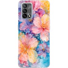 Manitoba Oppo A74 Uyumlu Baskılı Yumuşak Silikon Şeffaf Telefon Kılıfı