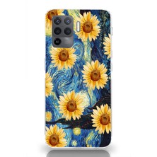 Manitoba Oppo Reno 5 Lite Uyumlu Baskılı Yumuşak Silikon Şeffaf Telefon Kılıfı