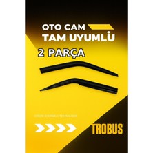 Trobus Ford Transit (1992-1994) 190P / 100L Kurbağa Göz Klasik Cam Rüzgarlığı 2'li