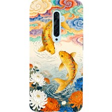 Manitoba Oppo Reno 2z Uyumlu Baskılı Yumuşak Silikon Şeffaf Telefon Kılıfı