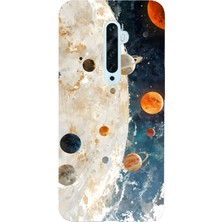 Manitoba Oppo Reno 2z Uyumlu Baskılı Yumuşak Silikon Şeffaf Telefon Kılıfı