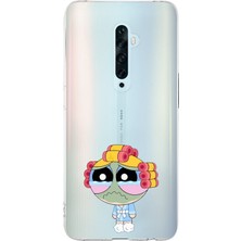 Manitoba Oppo Reno 2z Uyumlu Baskılı Yumuşak Silikon Şeffaf Telefon Kılıfı