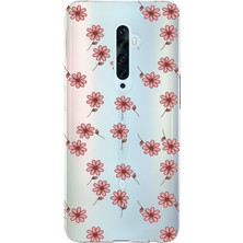Manitoba Oppo Reno 2z Uyumlu Baskılı Yumuşak Silikon Şeffaf Telefon Kılıfı