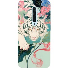 Manitoba Oppo Reno 2z Uyumlu Baskılı Yumuşak Silikon Şeffaf Telefon Kılıfı