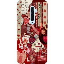 Manitoba Oppo Reno 2z Uyumlu Baskılı Yumuşak Silikon Şeffaf Telefon Kılıfı