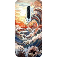 Manitoba Oppo Reno 2z Uyumlu Baskılı Yumuşak Silikon Şeffaf Telefon Kılıfı