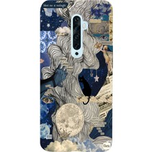 Manitoba Oppo Reno 2z Uyumlu Baskılı Yumuşak Silikon Şeffaf Telefon Kılıfı