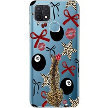 Manitoba Oppo A15 / A15S Uyumlu Baskılı Yumuşak Silikon Şeffaf Telefon Kılıfı