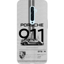 Manitoba Oppo Reno 2z Uyumlu Baskılı Yumuşak Silikon Şeffaf Telefon Kılıfı