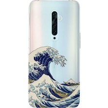Manitoba Oppo Reno 2z Uyumlu Baskılı Yumuşak Silikon Şeffaf Telefon Kılıfı