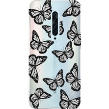 Manitoba Oppo Reno 2z Uyumlu Baskılı Yumuşak Silikon Şeffaf Telefon Kılıfı