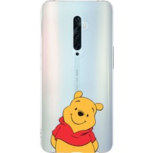 Manitoba Oppo Reno 2z Uyumlu Baskılı Yumuşak Silikon Şeffaf Telefon Kılıfı
