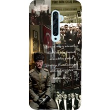 Manitoba Oppo Reno 2z Uyumlu Baskılı Yumuşak Silikon Şeffaf Telefon Kılıfı