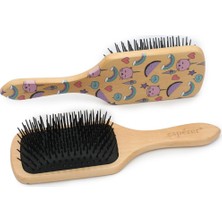 LTG Nova Ahşap, Topuzsuz ve Baskılı Özel Saç Açma Fırçası / JT8586/09