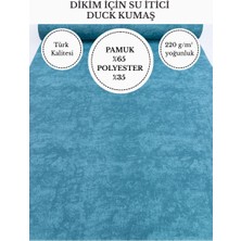Fabricstown Mermer Efektli Su Itici Duck Kumaş | 220 G/m² | %65 Pamuk %35 Polyester | 180 cm En