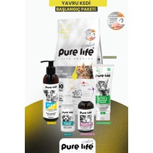 Pure Life Başlangıç Paketi 5'li Yavru Kedi Tavuklu Beslenme Deri Tüy Bakımı