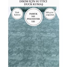 Fabricstown Mermer Efektli Su Itici Duck Kumaş | 220 G/m² | %65 Pamuk %35 Polyester | 180 cm En