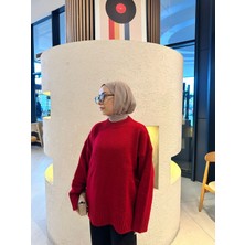 Moda Çağdaş Premium Kalite Kadın Oversize Triko Kazak
