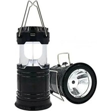 Zenvia ZNV_6574 Solar Şarjlı Güneş Enerjili Fan Kamp Feneri Güneş Paneli Kamp Şarjlı Işıldak USB