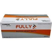 Fully Aaa Süper Heavy Duty Ince Kumanda Pil 60 Adet Kozmix