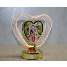 Kişiye Özel Fotoğraf Alanlı Kalpli LED Çerçeve Model 1 TEKNOBARAN-79895