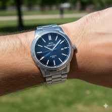 Slazenger Erkek Otomatik Japon (8215) Mekanizmalı Kol Saati | 43 mm Gümüş Renk Çelik Kasa