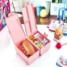 Ttt Nevamel Çift Kapaklı Bölmeli Beslenme Kabı