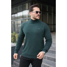 Comstar Erkek Yarım Balıkçı Yaka Günlük Nefti Triko Kazak