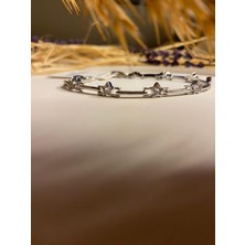 Velora Accessories Xuping Model Zirkon Taşlı Kadın Yıldız Bileklik Silver