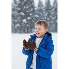 Eleven Markets Erkek Çocuk Eldiveni Kahverengi 3-7 Yaş Çacuk Eldiven