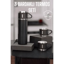Zenvia 500 ml Kapasiteli Taşınabilir Basınçlı Termos Seti Günlük Kullanım Için Ideal ZNV-254110