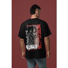 Sevbano Attack On Titan Eren Jaeger Sırt Baskılı Unisex Oversize Anime Tişört