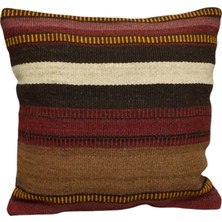 Zehra Abla Halı Yeni El Dokuma Dekoratif Kilim Kırlent Yastık Kılıfı 6732