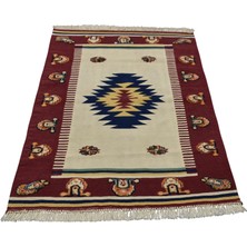 Zehra Abla Halı Yeni El Dokuma Emsalsiz Tasarım Yün Halı Kilim 6717