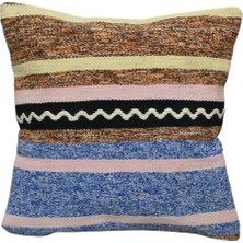 Zehra Abla Halı Yeni El Dokuma Dekoratif Kilim Kırlent Yastık Kılıfı 6736