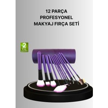 Store Mania 12’li Makyaj Fırça Seti Fondöten Allık Far Karıştırma Için Tam Uyumlu STOREMANIA-96547