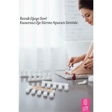 Shopwave 10 Çift  Oje Sürme Aparat - Parmak Ayırıcı Sünger  Esnek Ayak Aparatı