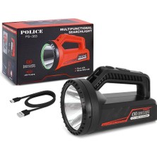 Zenvia ZNV_6574 Police PS-383 Şarjlı Spot Fener